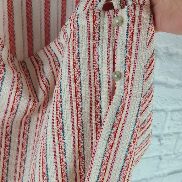 Madewell|NWT Boucle Striped Cross Back Tank Top - Picture 8 of 8